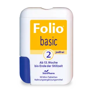 Packshot Folio Basic 2 Folsäure jodfrei