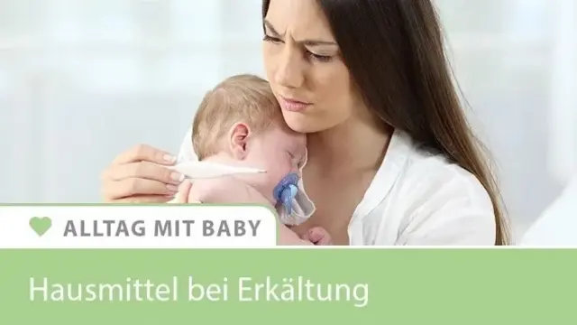 Erkältung bei Baby - Infografik