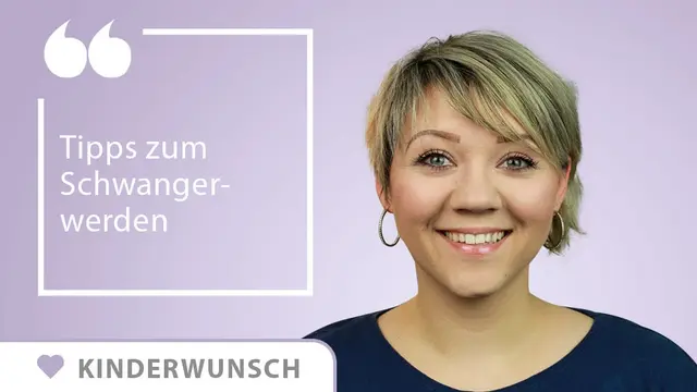 Tipps zum Schwanger werden - Infografik