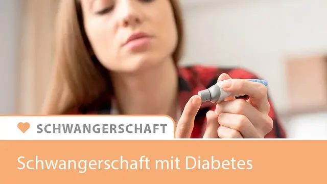 Schwangerschaft mit Diabetes - Infografik