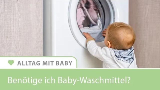 Waschmittel Baby - Infografik