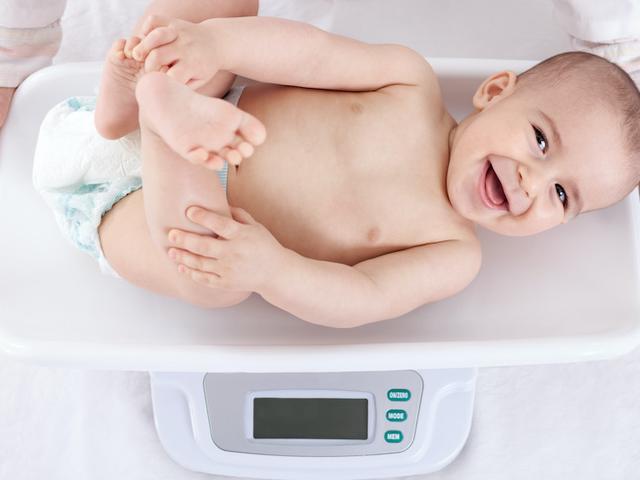 Gewichtszunahme bei Babys