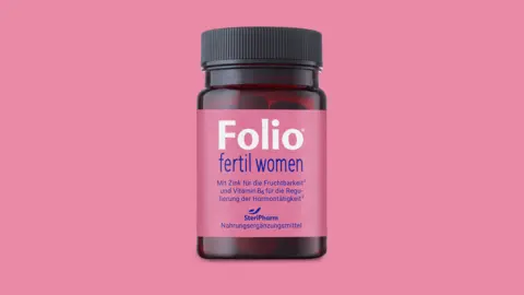 Packshot Folio fertil women Folsäure