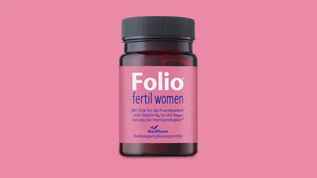 Packshot Folio fertil women Folsäure