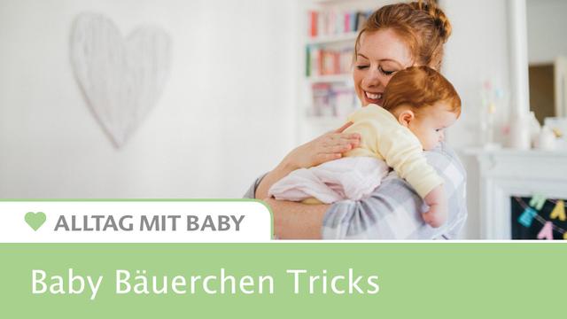 Baby bäuerchen - Infografik