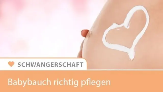 Babybauch richtig pflegen