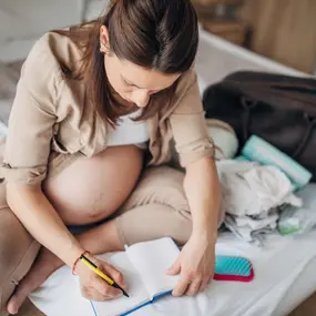 Checkliste Kliniktasche Geburt