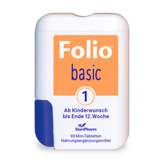 Packshot Folio Basic 1 Folsäure