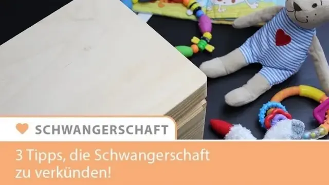 Schwangerschaft verkünden