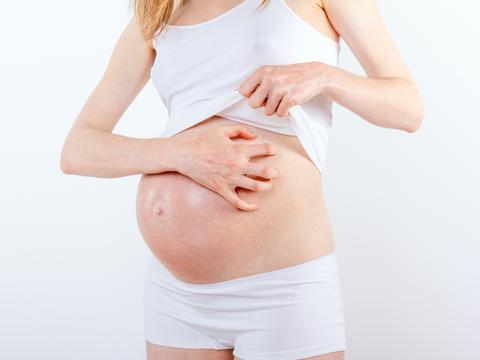 juckende Haut in der Schwangerschaft