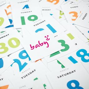 Kalender Daten bis zur Entbindung